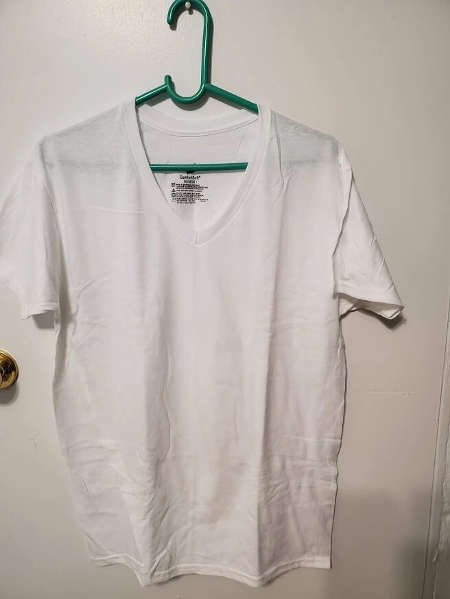 hanes comfortsoft v neck gray