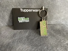 Tupperware No Time To Waist NTTW Keychain & Pin Set New!