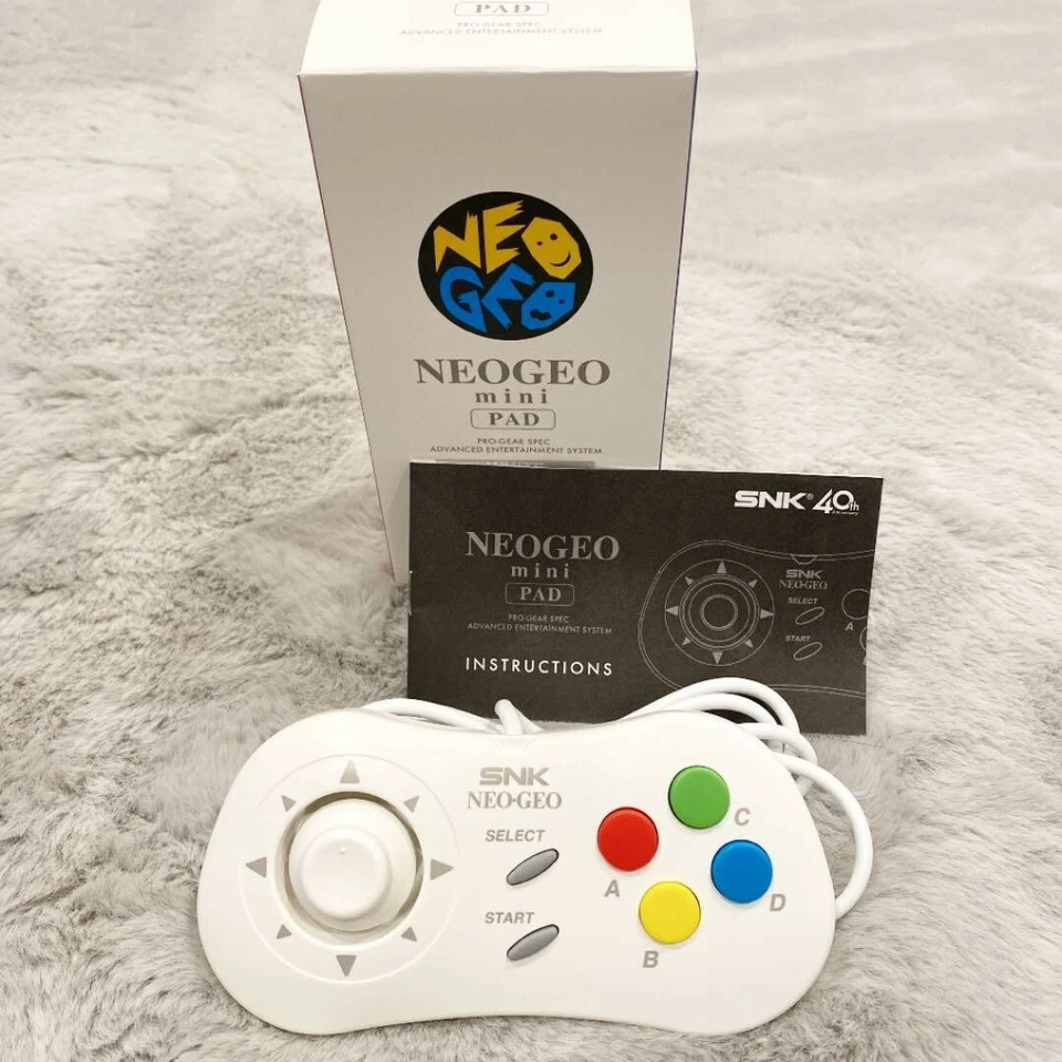Neo Geo mini Pad Controller White Snk Controller for Neo Geo mini New Article - Image 2 of 4