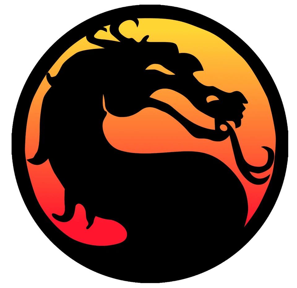 Mortal kombat sticker logo skate cell laptop bumper vinyl decal