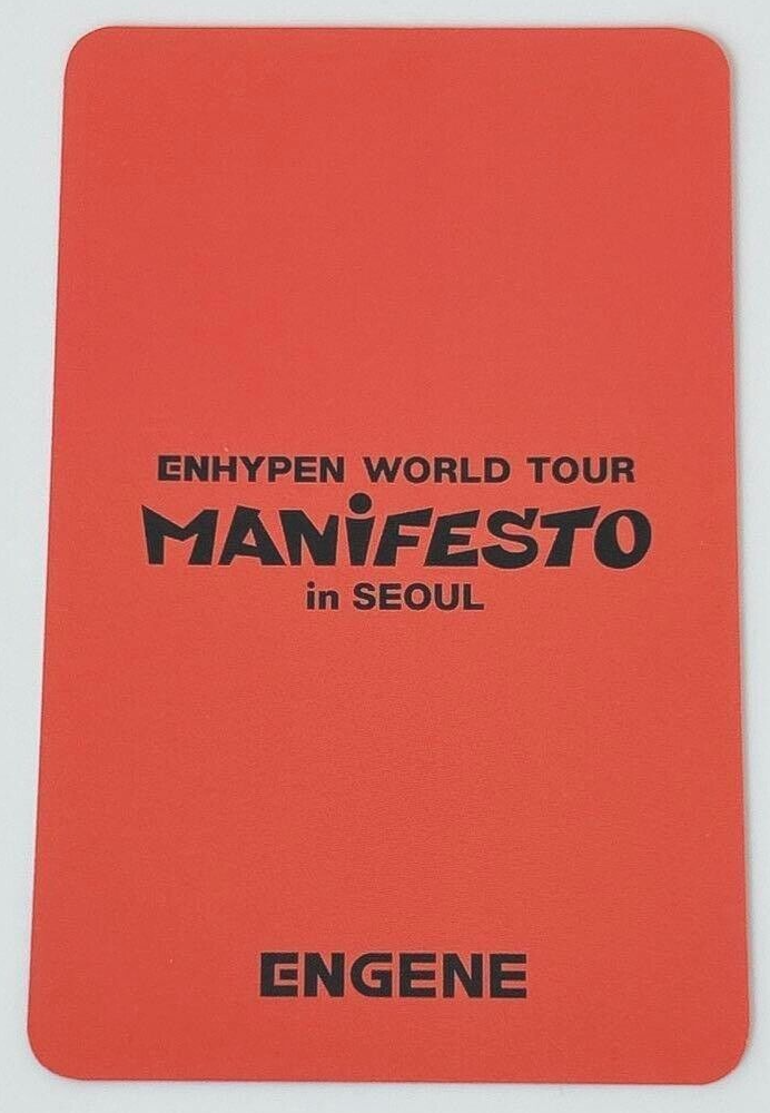 ENHYPEN NI-KI WORLD TOUR MANIFESTO : DAY1 in Seoul Zone FC Limited