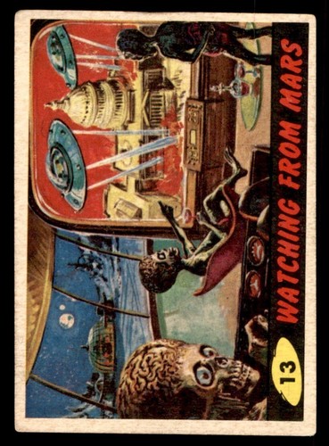 1962 Topps Mars Attacks #13 Watching from Mars — Raw