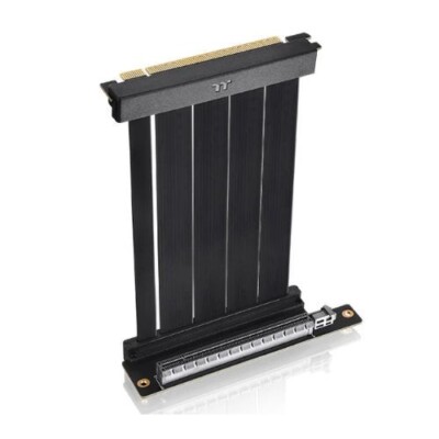 Thermaltake AC-071-CO1OTN-C1 PCI-E 4.0 Dual 90 Degree Riser Cable 130mm
