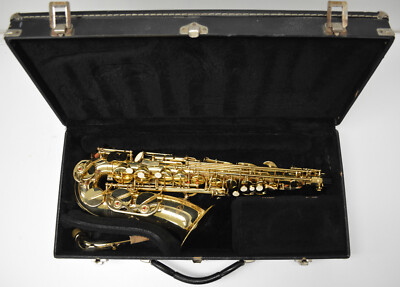ETUDE ALTO SAX WITH USED CASE AND END PLUG - RANGE TO HIGH F#
