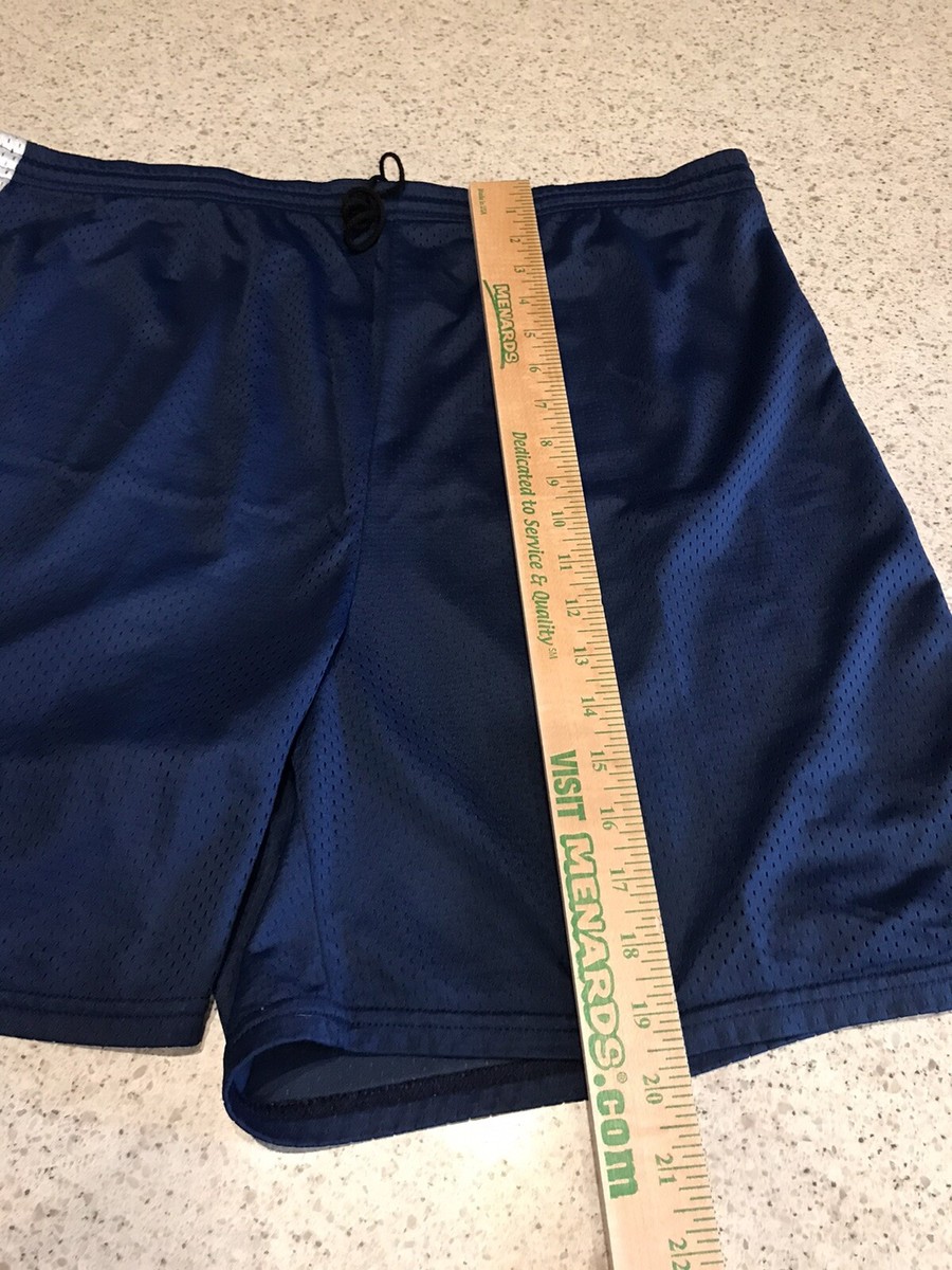 Nike Vintage 1990s White Tag Blue Mesh Athletic Shorts Size XL | eBay