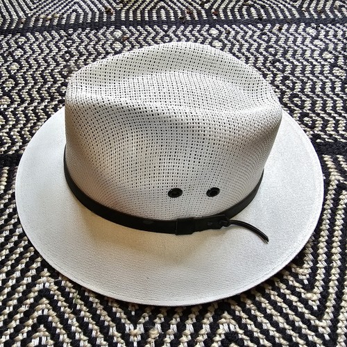 TOMBSTONE Explorer Cowboy Hat Size Large Straw At The Head Of The World!