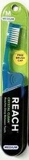 Reach Crystal Clean Medium Toothbrush with Toothbrush Cover