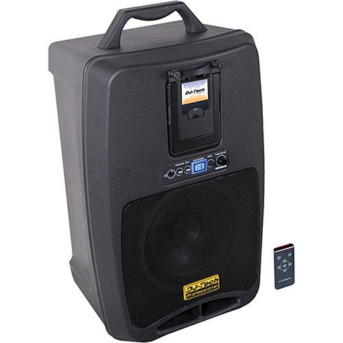 dj tech portable pa system