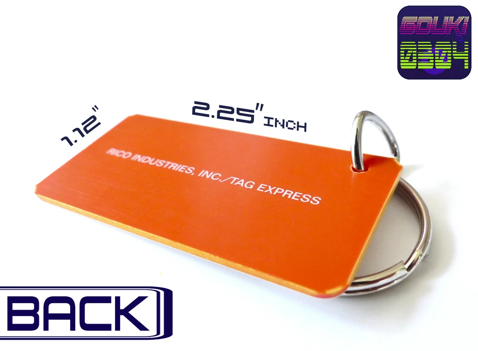 Personalized San Francisco Giants Keychain - Key Ring Tag - Custom Name - MLB - Image 4 of 4