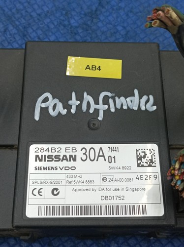 ✴️ CENTRALINA BCM NISSAN PATHFINDER NP300 284B2EB30A 5WK48922 AB4 - Picture 5 of 19