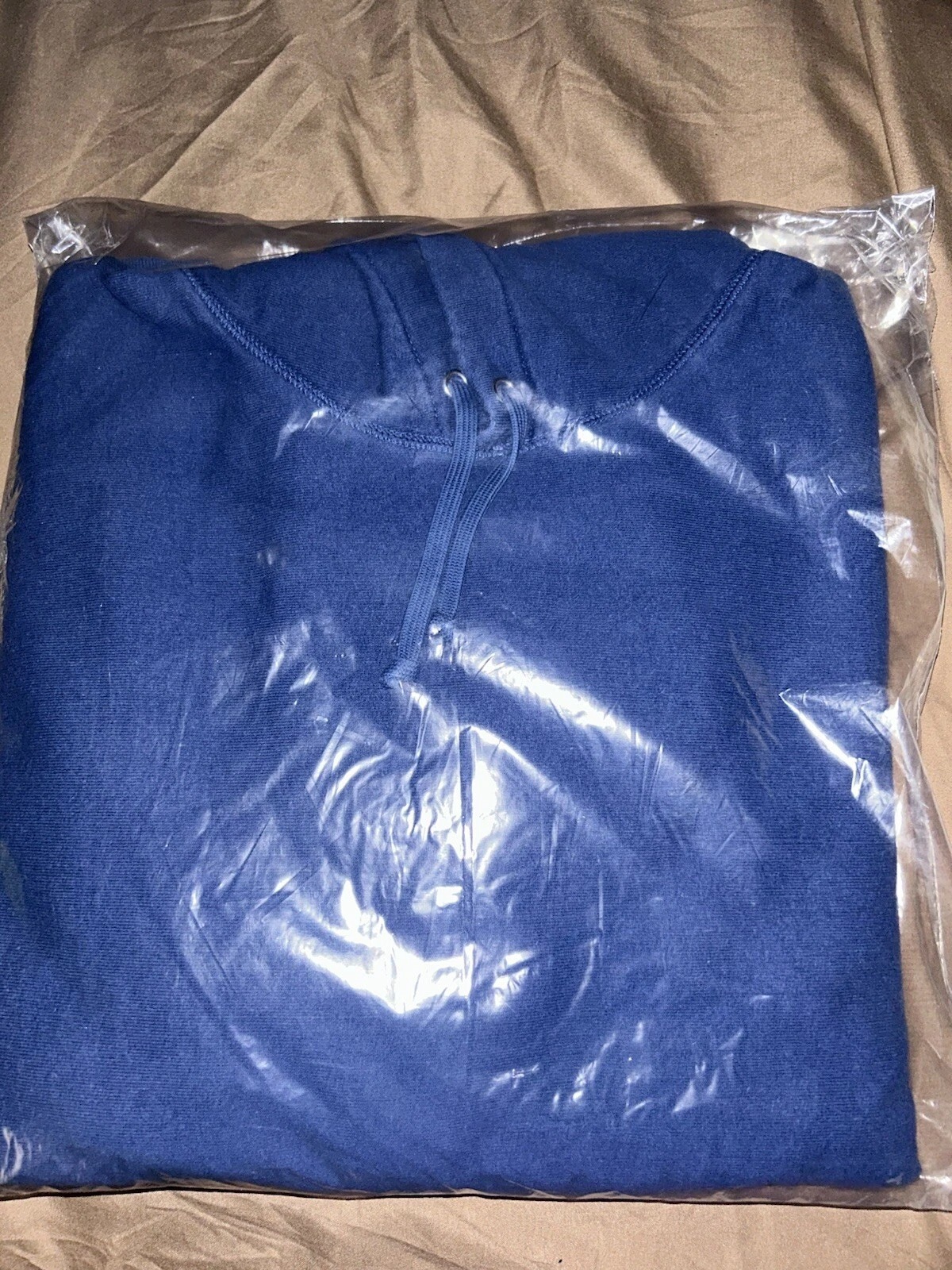 Sweat à capuche Supreme Stacked Varsity FW24SW17 bleu royal Mene L neuf