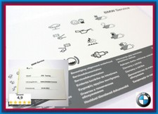 Orig. Neu BMW Serviceheft + Aufkleber F E 1er 3er 5er 6er 7er X1 X3 X5 X6 E72 Z4