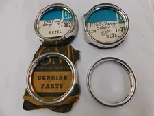 NOS OEM GM 1964 Chevrolet Impala Headlight Doors Rings Bezels Chevy Bel Air