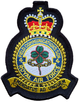 4 Feldkommunikationsgeschwader RAF gestickter Aufnäher Abzeichen - EXKLUSIV