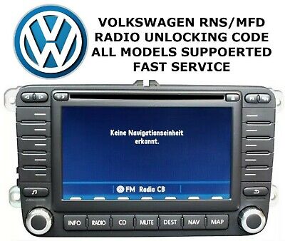 VOLKSWAGEN RADIO CODE