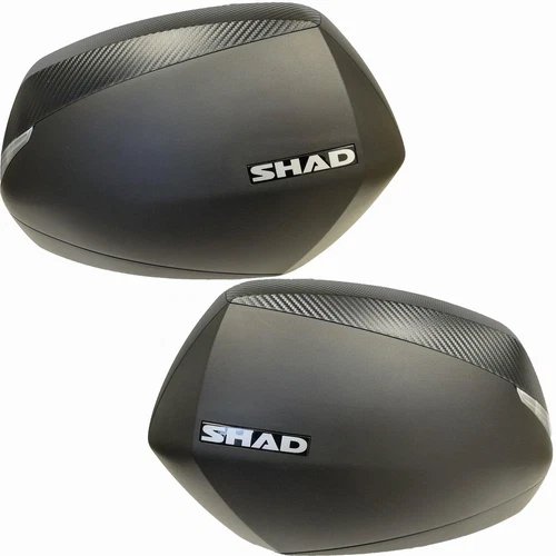 SHAD SH35 SH36 Motorcycle Side Panniers Pair Pannier Set Carbon Design for 3P System