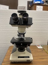 Olympus BH-2 Trinocular Phase Contrast Microscope W/ Infinity 2 Video Camera