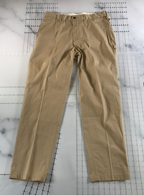 Polo Ralph Lauren Pants Mens 33x32 Tan Straight Side Buckle