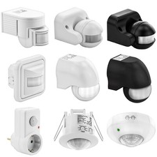 Bewegungsmelder Aufputz Unterputz Infrarot Melder Decke Wand INNEN + AUSSEN