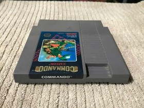 COMMANDO BY CAPCOM FOR NINTENDO NES WITH BOX GOOD CONDITION Ships Free!!