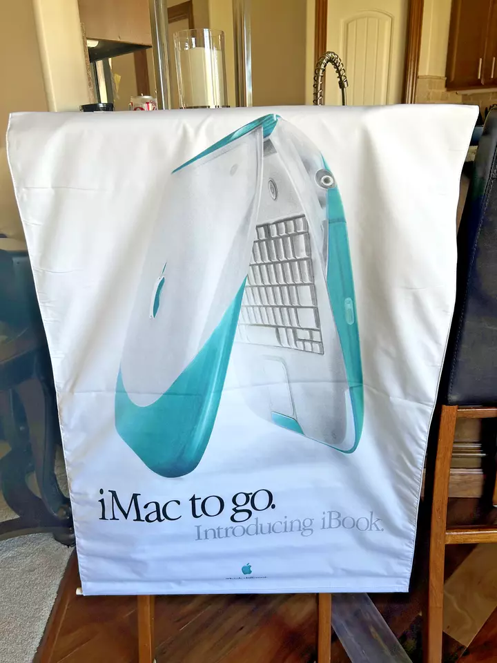 3 banners! Apple iBook and Mac OS9 Cloth Banners Think Different - Image 2 of 3