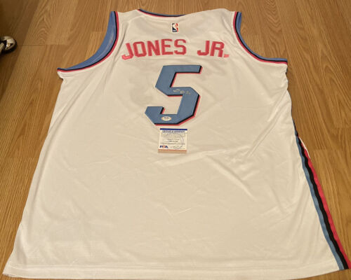 Derrick Jones Jr. Miami Heat Vice City Autographed Signed Jersey PSA/DNA COA - Picture 1 of 6