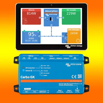 Cerbo GX MK2 Touch 70 Bundle Set (0% MwSt.*) Victron Energy 7 Zoll Display
