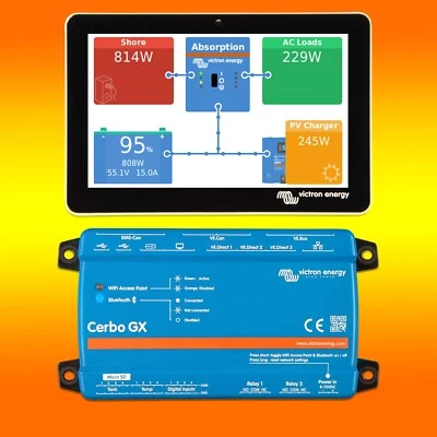 Cerbo GX MK2 Touch 70 Bundle Set (0% MwSt.*) Victron Energy 7 Zoll Display