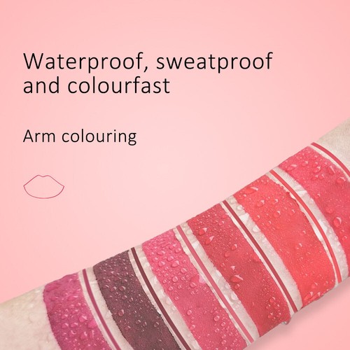 Liquid Lip Liner Long Lasting Lip Stain Quick Drying Natural Lipstick Pen Matte - Picture 6 of 35