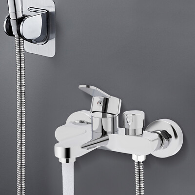 NPT1/2' Wannenarmatur Badewannenarmatur Wasserhahn Badewanne Brause NEU