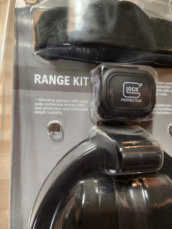 Glock RANGE KIT Ear Muffs 25dB Ear Plugs 32dB Shooting Glasses AP60214 eBay