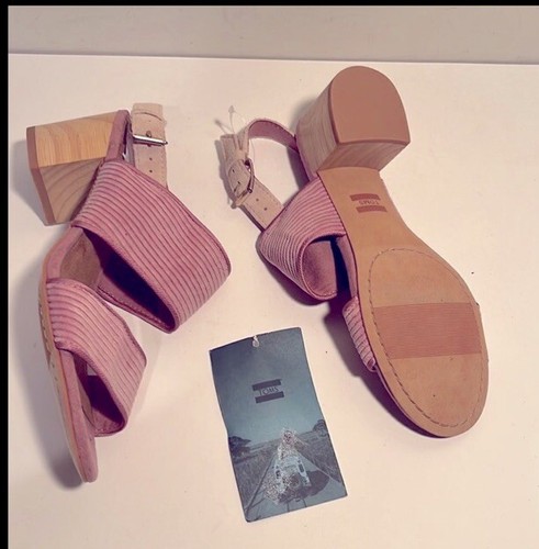 New Toms Womens Poppy Wedge Sandal Atlantic Corduroy 6 M - Picture 4 of 7