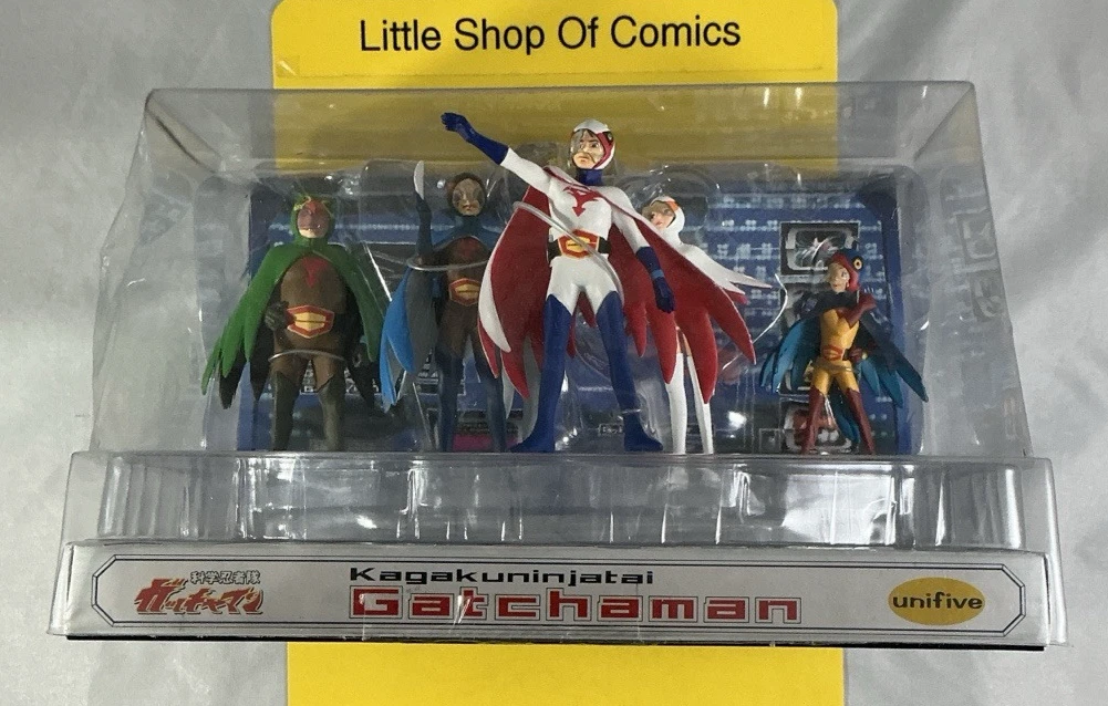 Figurine Gatchaman Force G - Vintage Japonais - La Bataille Des Planètes - Branpresto Popy - En Excellent état !