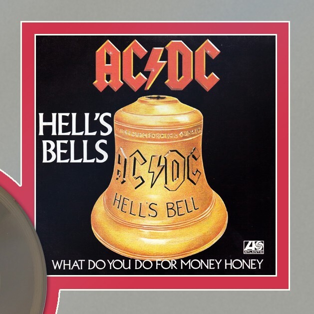 AC/DC Hell's Bells Framed Gold 45 Record Display | eBay