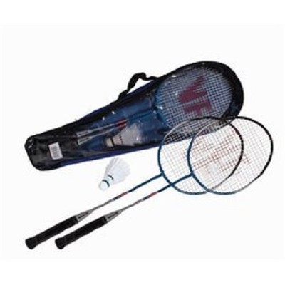VICFUN Badminton Hobby Set | Typ BXT 1.6. (2 Schläger + 2 Bälle + 1 Tasche)