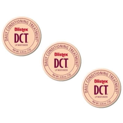 3 Pack Blistex Dct Daily Conditioning Treatment Lip Balm .25 Oz Each