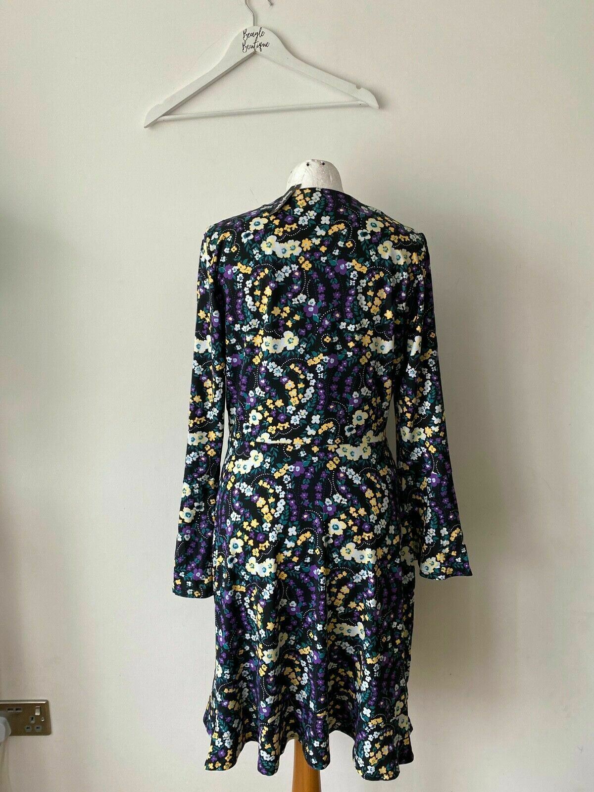 Simply be Floral Wrap Dress Size 14 image 7