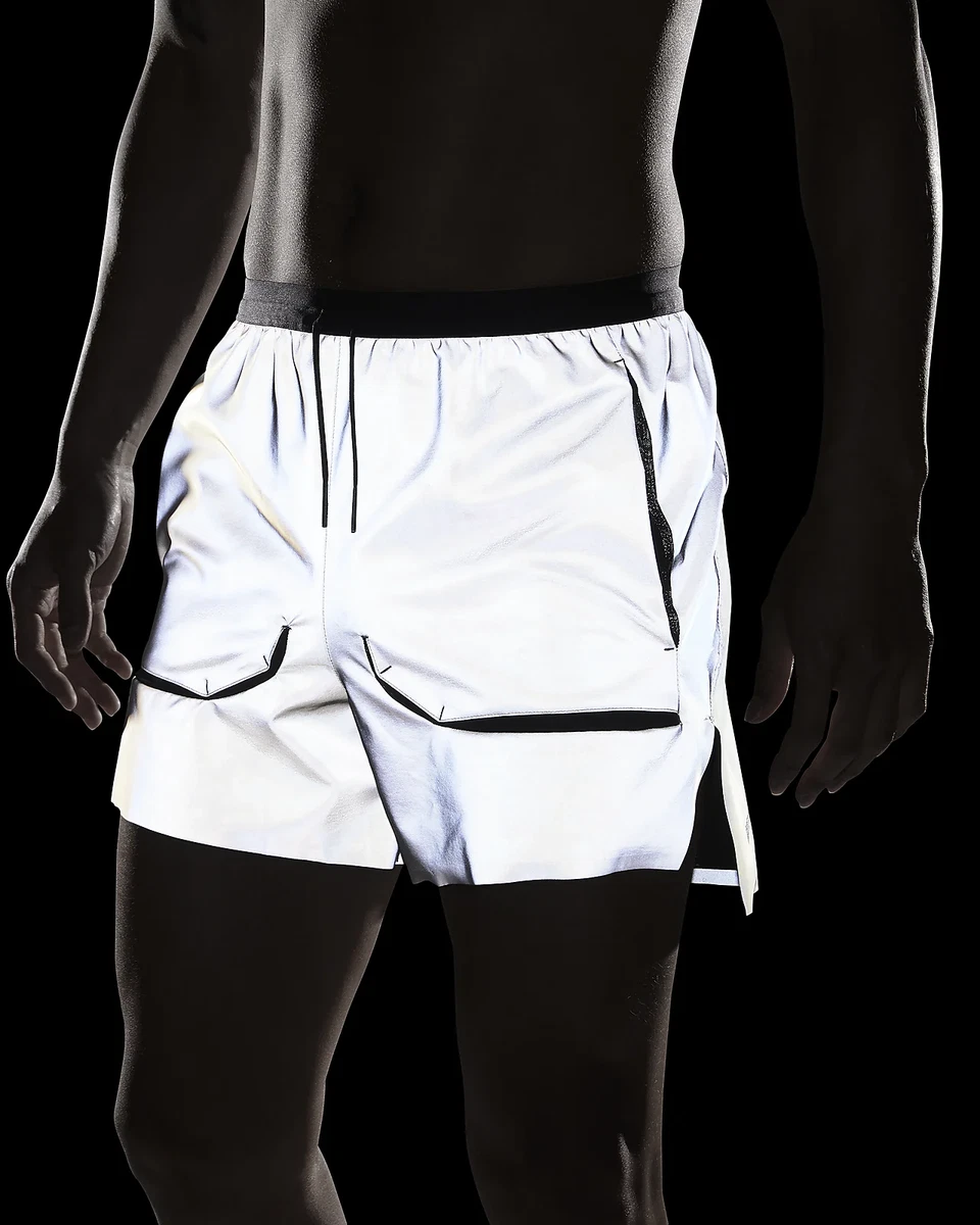 Nike Tech Pack Ultra Reflective Running Pocket Shorts Silver XL CJ5745 096 NEW