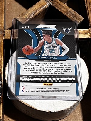 2020-21 Panini Prizm Blue Wave Prizm LaMelo Ball #278 Rookie RC | eBay