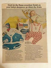 1970's Borateem Plus Vintage Print Ad Advertisement  pa31