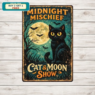1pc-Spooky-Night-Vintage-Cat-Metal-Tin-Sign-Iron-Wall-Art-for-Home-Office-Cafe-G