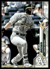 2020 Topps Seth Brown Rookie Oakland Athletics #123
