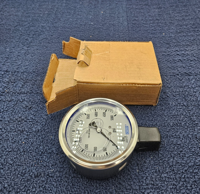 #ad #ad WIKA 9833663 Pressure Gauge 4quot; Dial 0 to 5000 psi 1 2quot; Thread NPT Lower $33.16