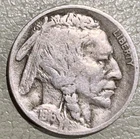 1916d Buffalo nickel, nice original FINE condition full date 1/2 horn, no issues