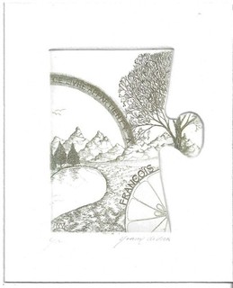 YVONNE DE VRIES: Exlibris für Francois