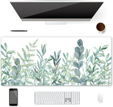 XXL Waterproof Office Desk Pad Protector 35.4X15.7 Inch - Extended Gaming Mouse