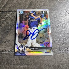 Joe Gray Bowman 2018 Refractor Auto