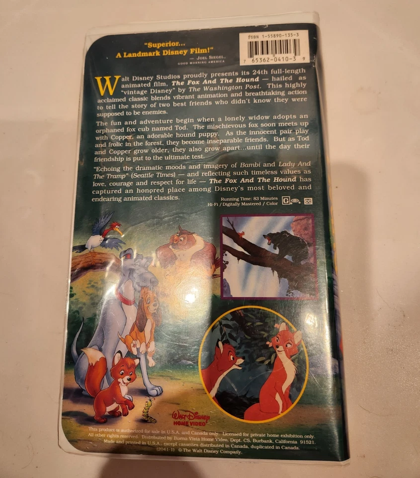 The Fox and the Hound - A Walt Disney Classic Black Diamond Edition (2041-1) - Image 3 of 4