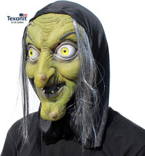 - Old Woman Witch Mask - Halloween Scary Horror Cosplay Costume
