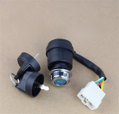 1PC electric door lock Start key ignition switch JK425-2/ST42
